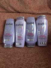Image of L'Oreal Elvive Hydra Hyaluronic Shampoo and Conditioner Set, 4-pack