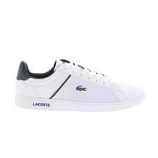 Image of Lacoste Mens Trainers White Casual Sneakers With Logo - Lite Base Size 9