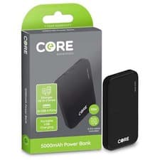 Image of Core Essentials Black 5000mah Power Bank