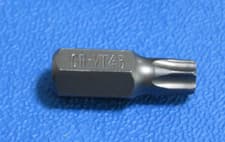 Image of TORX T40 BIT CHROME VANADIUM LARGER 10mm HEX SHANK LOOSE STOCK 30mm long