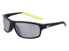Image of Nike Rabid 22 Black White Grey Silver Flash Lens Sunglasses
