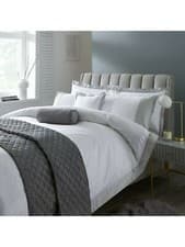 Image of Hotel Collection 300 Thread Count Oxford Edge Duvet Cover Set DOUBLE KING