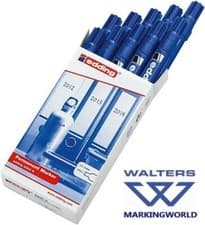 Image of Edding 2000 C Permanent Marker Pen | Bullet Nib | Refillable | Box 10