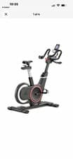 Image of adidas Upright Exercise Bike C-21 Bluetooth Stationary Cardio Workout Machine