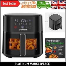 Image of Air Fryer 5.7L Compact, Hi-Fry Technology, Easy-View Window, Touch Controls, ...