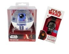 Image of Star Wars R2-D2 Mini Speaker & BulbBotz Darth Vader Watch Set The Force Awakens