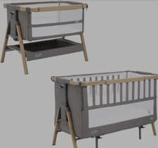 Image of BNIB Tutti Bambini CoZee XL Bedside Crib & Mattress extendable SEE DESCRIPTION