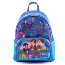 Image of LOUNGEFLY BEDKNOBS AND BROOMSTICKS BEAUTIFUL BRINY BALLROOM MINI BACKPACK - NEW