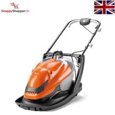 Image of Flymo EasiGlide Plus 330V Hover Collect Lawn Mower 1700W 33cm 20L Orange UK