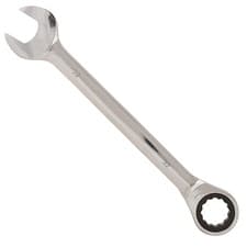 Image of Ratchet Spanner Combination 32mm Fixed Head Wrench Open/Ring Head CR-V Metric