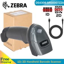 Image of Zebra DS4308-SR00007ZZAP Handheld 1D 2D Standard Range Barcode Scanner Reader
