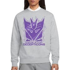 Image of Transformers Generations Decepticon Tech Icon Logo Sweatshirt S-2XL