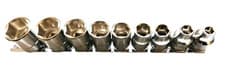 Image of Koken 3400A 1/4"-3/4" 9 PIECE A/F SOCKET SET 6 POINT 3/8" Sq Drive