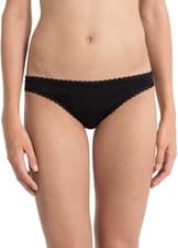 Image of Calvin Klein Black Seductive Comfort Thong Large Smooth Plain Panty Panties