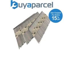 Image of Tacwise 1124 Framing Nails Extra Galvanised Ring Shank 34 degrees 3300 2.8/50mm