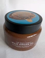 Image of The Body Shop Wild Argan Oil Exfoliating Gel Body Scrub, 250ml Discontinued New