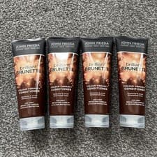 Image of 4x John Frieda Brilliant Brunette Colour Vibrancy Conditioner 250ml New