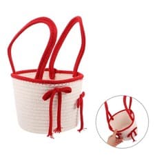 Image of Baskets for Pantry Woven Storage Organizing Round Decorative Weave