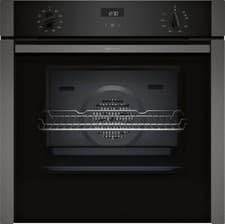 Image of Neff B3ACE4HG0B N50 Slide and Hide Built In Electric Single 60cm Oven Graphite