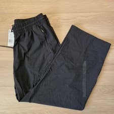 Image of Adidas Z.N.E. Woven Pants Womens Large Black Athletic Training Jogger Casual NWT