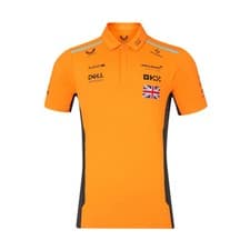 Image of McLaren F1 Men's Lando Norris Team Drivers Polo Orange