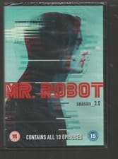 Image of MR ROBOT - SEASON 3 - sealed/new - UK REGION 2 DVD SET - Rami Malek (2018)