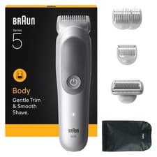 Image of Braun Body Groomer Series 5, BG5550, +6 Grooming Tools, Waterproof - Grey