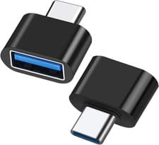 Image of USB-C to USB Adapter 2 Pack, USB Type-C to USB-A Adapter Compatible with Macbook