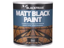 Image of Blackfriar Matt Black Paint 125ml