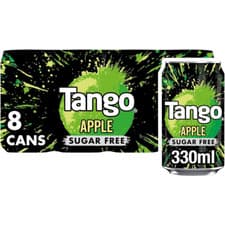 Image of Tango Orange Original Also Sugar Free Cans 330ml Fizzy Soft Drink Full Case