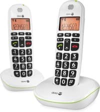 Image of Doro Phoneeasy 100W DECT Cordless Phone with Amplified Sound and Big Buttons, NO