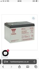 Image of Yuasa 12V 12Ah Rechargeable Batteries. Brand New Still Unsealed 4 available