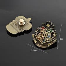 Image of Harry Potter Pin Badges, Hogwarts Gryffindor Slytherin Ravenclaw Hufflepuff UK