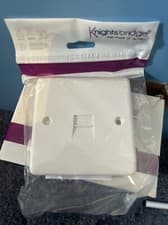 Image of CU7400 Curved Edge Telephone Extension BT socket anti-microbial Knightsbridge ML