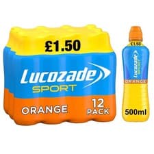 Image of Lucozade Sport Drink Orange 12x500ml PMP £1.50