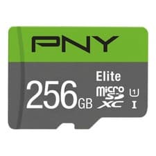 Image of PNY 256GB Elite CL10 UHS1 MicroSDXC and AD NEW