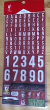 Image of New Official Liverpool FC LFC 102 Magnets -Numbers Letters Crest Liverbird YNWA
