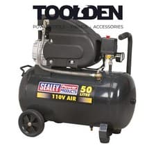Image of Sealey SAC5020E110V Compressor 50L Direct Drive 2hp 110V