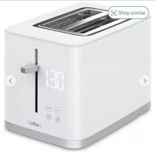 Image of Tefal TT6931G0 Sense 2 Slice Toaster - White
