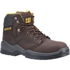 Image of Caterpillar Striver Leather Brown Safety Boots New
