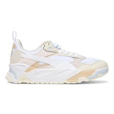 Image of PUMA Trinity Lace Up Womens Beige, White Sneakers Casual Shoes 39549017