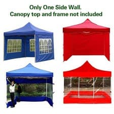 Image of Heavy Duty Canopy Tent Side Wall Carport Garage Waterproof Shelter for Weddings