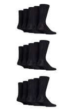 Image of Mens Bamboo Socks SOCKSHOP Soft Breathable Cooling Lightweight 15 Pair Multipack