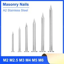 Image of Masonry Nails Metric Masonary Nails Concrete Nails Brick Nail 25 30 37 50-153mm