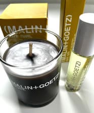 Image of MALIN + GOETZ Dark Rum votive candle 67g & travel perfume oil BNIB RRP £64