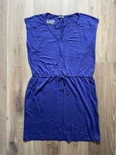 Image of Vilebrequin Linen Beach Dress Blue Tunic Cover Up Size M New With Tags
