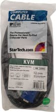 Image of New StarTech 10ft 3m Ultra Thin PS/2 VGA 2-in-1 KVM Cable