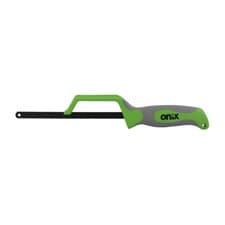 Image of Timco Mini Hacksaw Aluminium Frame TPR Handle Bi-Metal Blade Sawing Cutting 12"