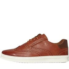 Image of Hush Puppies Mens Matias Brogue Shoes Tan: UK 11/ 45