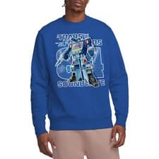 Image of Transformers Generations Retro Decepticon Soundwave 1984 Sweatshirt S-2XL, Royal